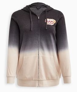 6 Torrid hoodie skulls dip dye